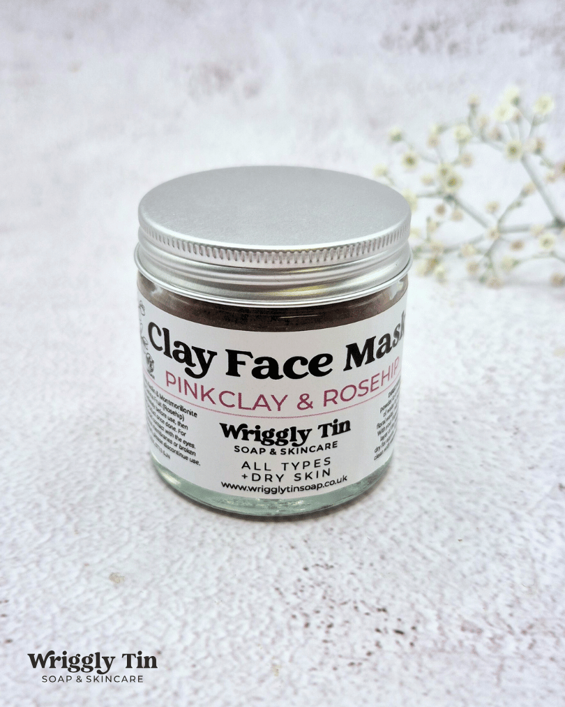 CLAY FACE MASK - with botanical extracts