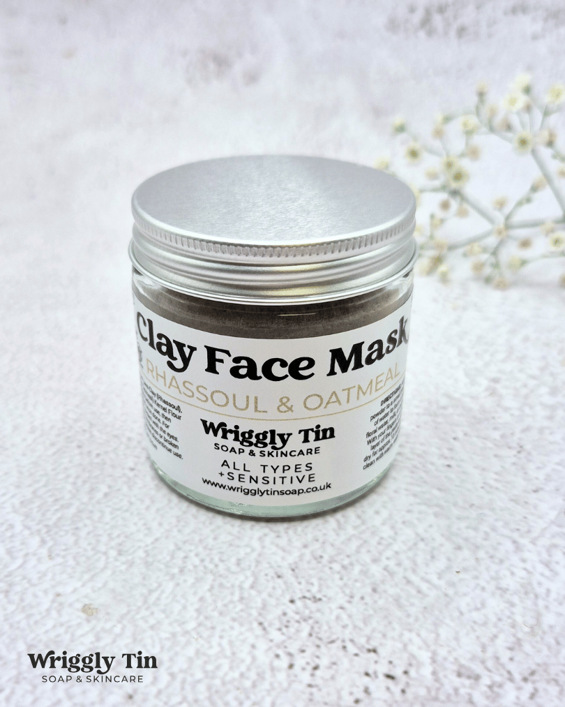 CLAY FACE MASK - with botanical extracts