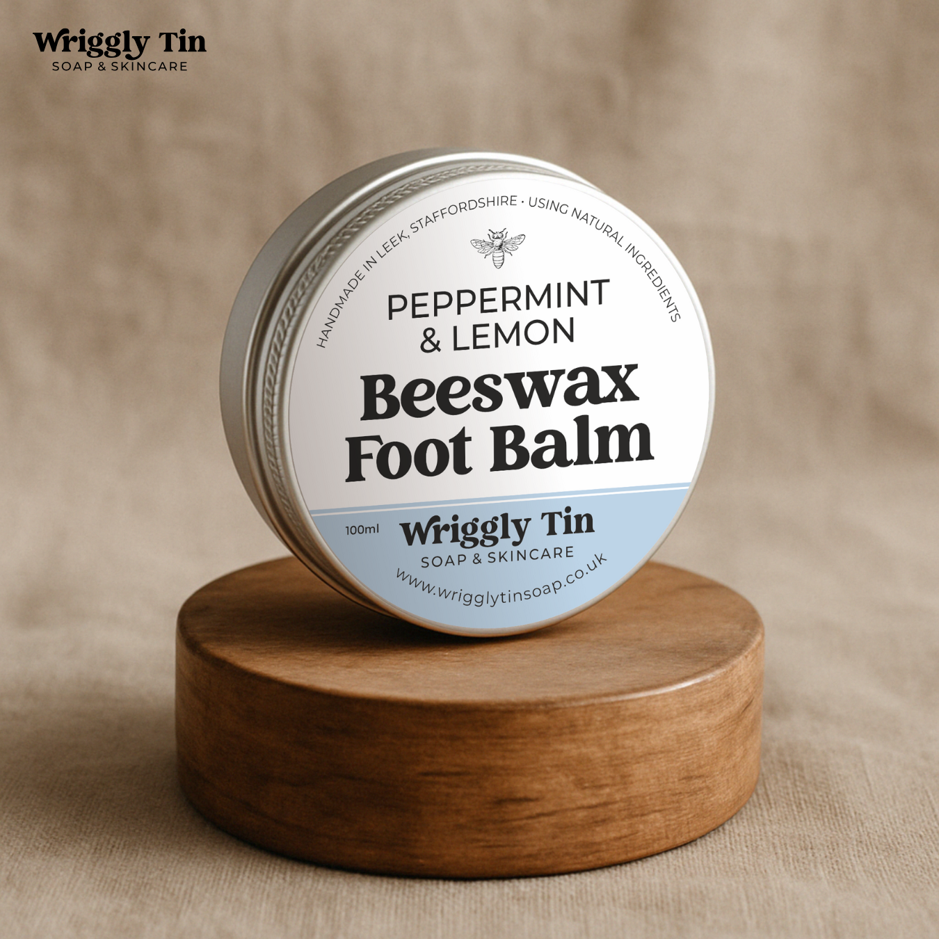 PEPPERMINT & LEMON - Beeswax Foot Balm