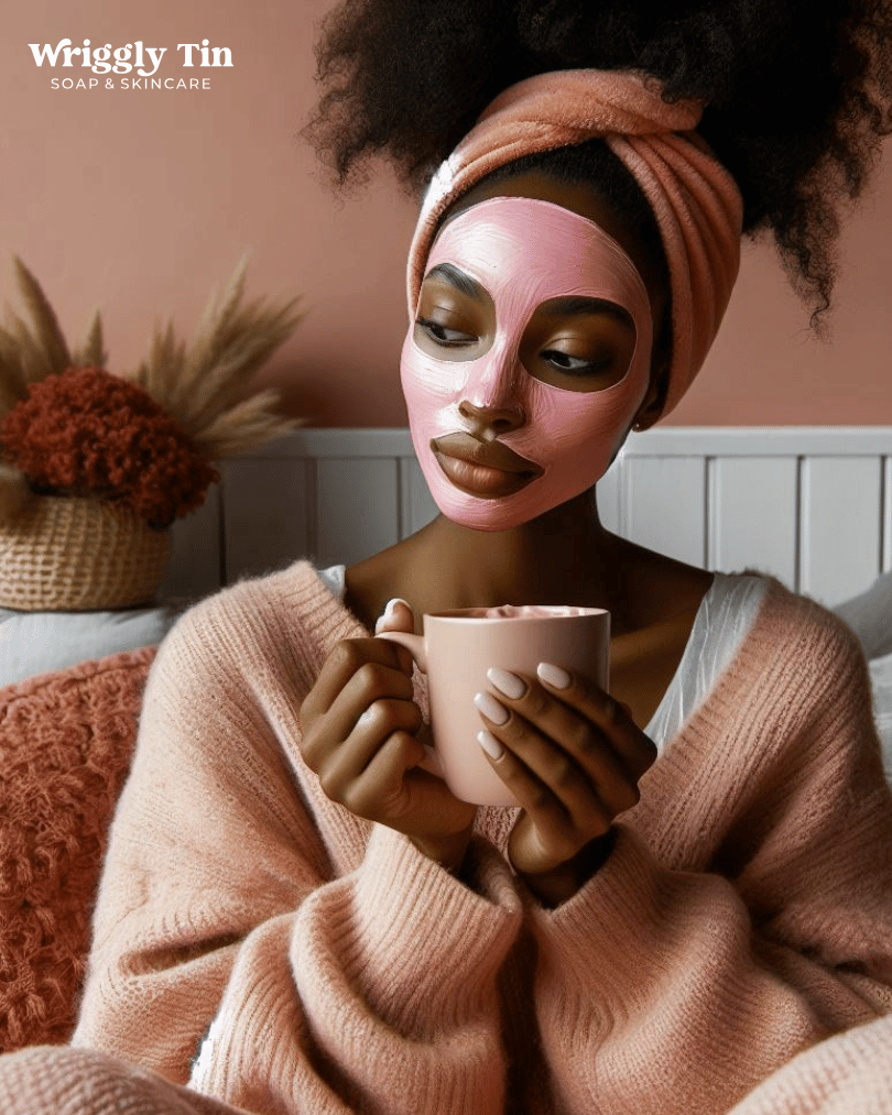CLAY FACE MASK - with botanical extracts