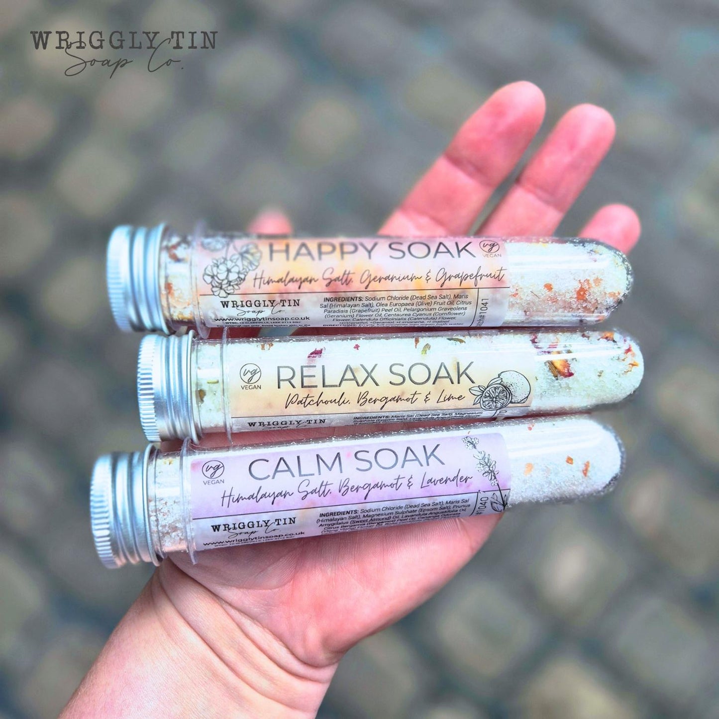 BATH SOAK TUBES - Individual bath shots