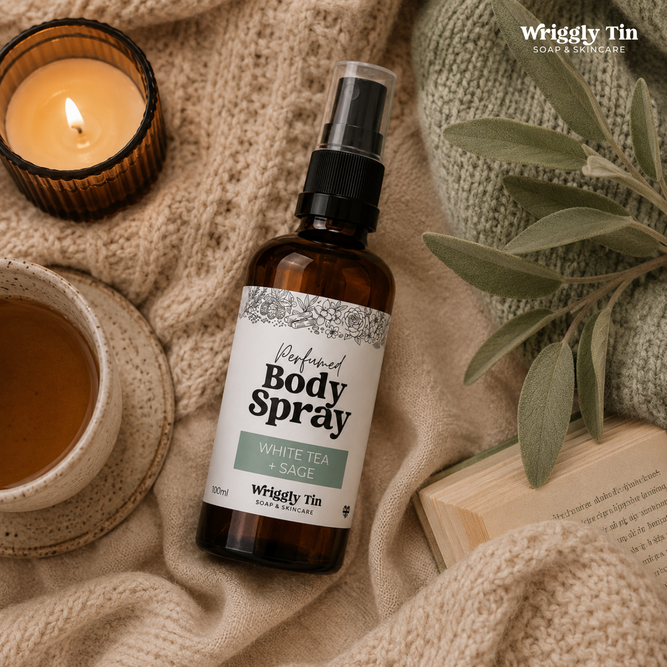 BODY SPRAY - White Tea + Sage