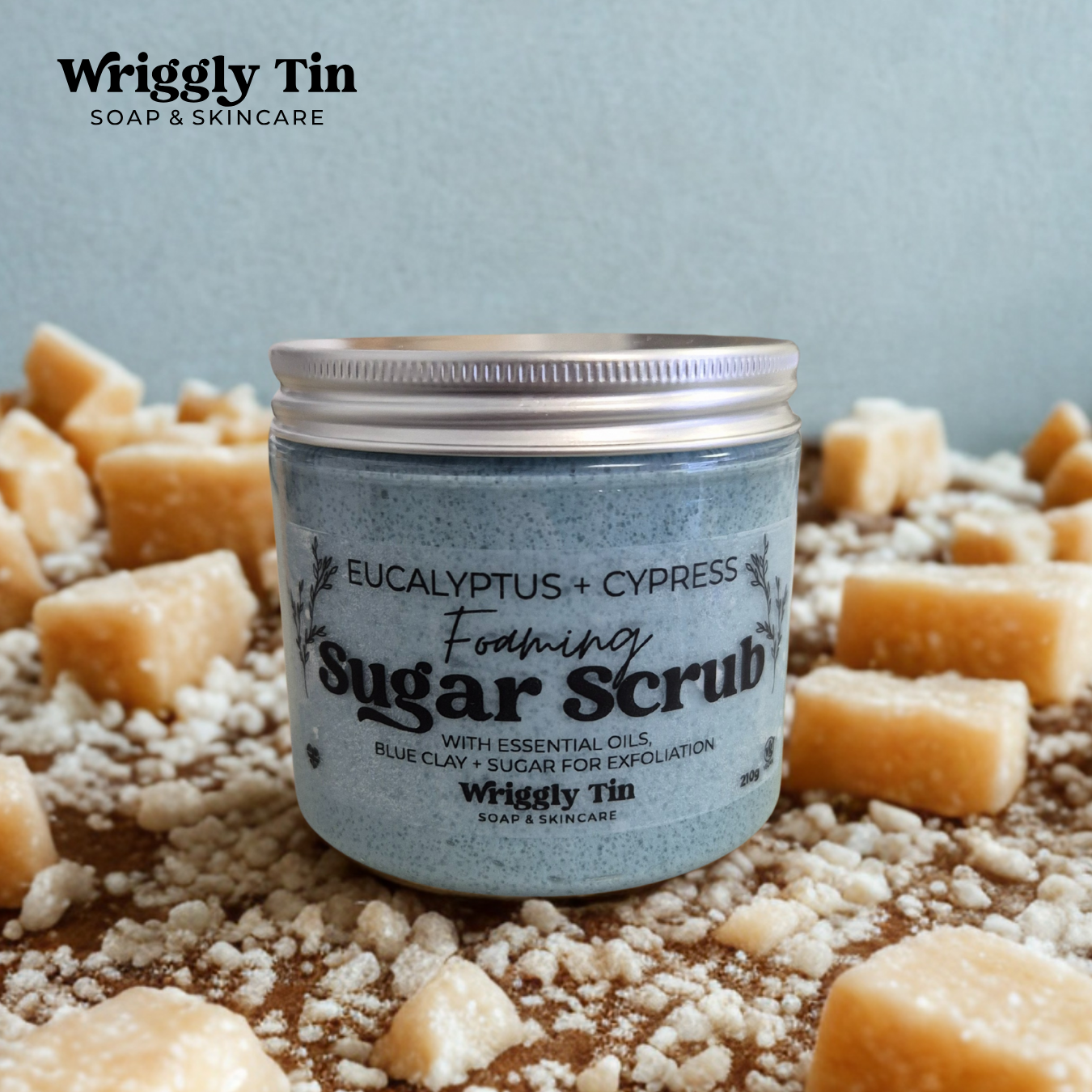 Foaming Sugar Scrub - Eucalyptus + Cypress (HERBAL)