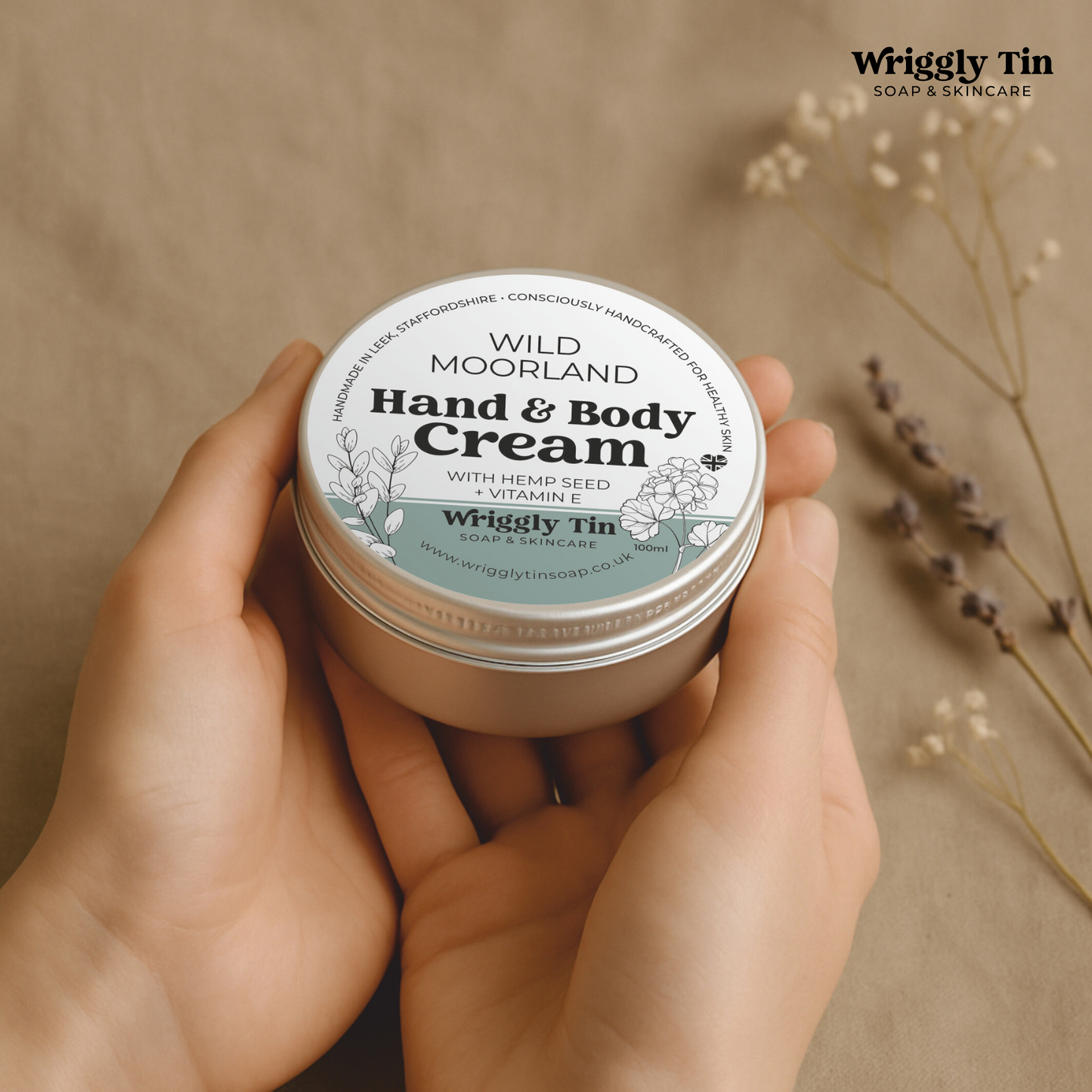 HAND & BODY CREAMS - with Vitamin E & Hemp Seed Oil (100ml)