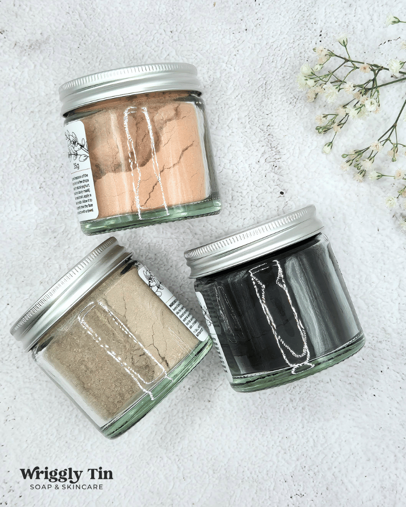 CLAY FACE MASK - with botanical extracts