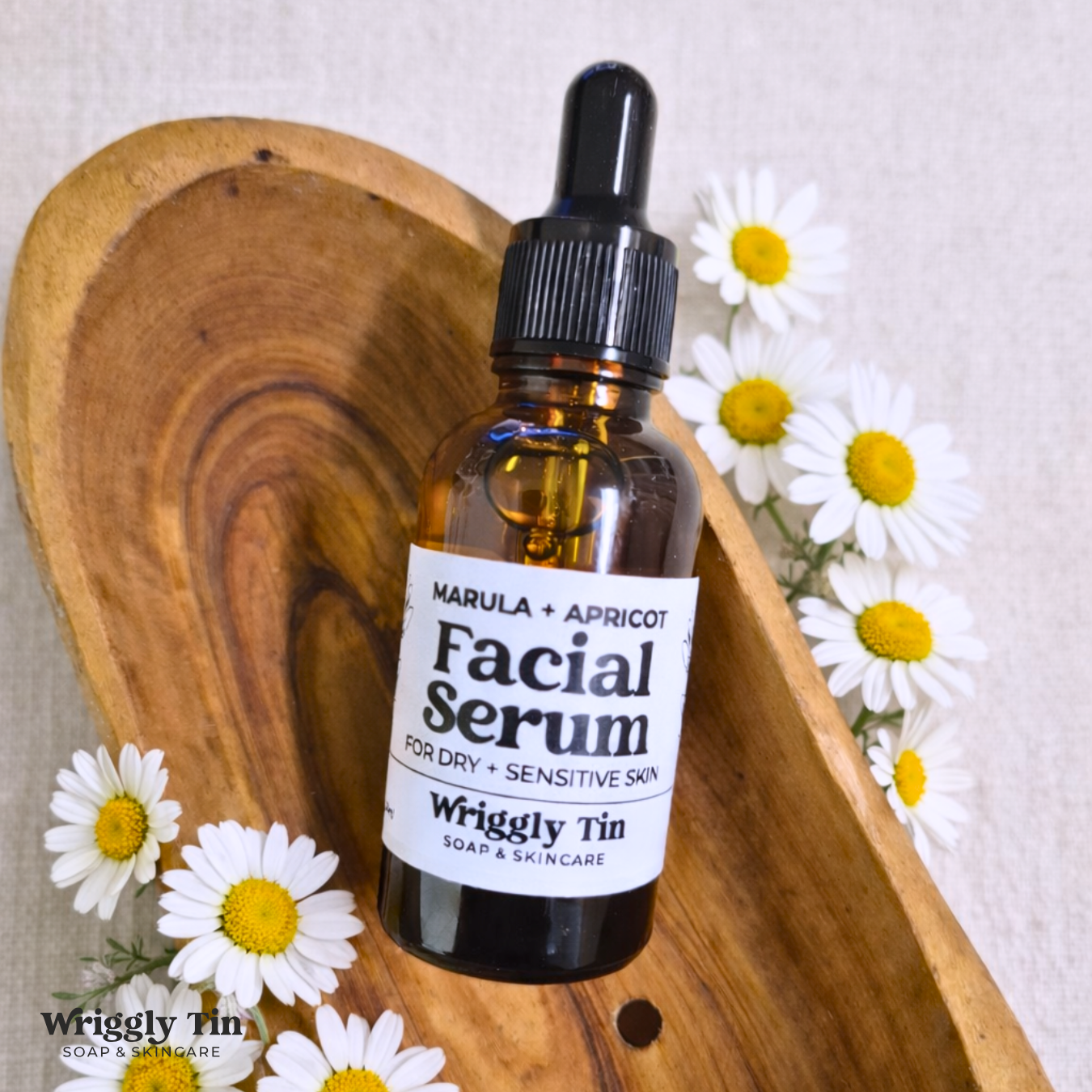 MARULA + APRICOT FACIAL SERUM - for Dry & Sensitive skin