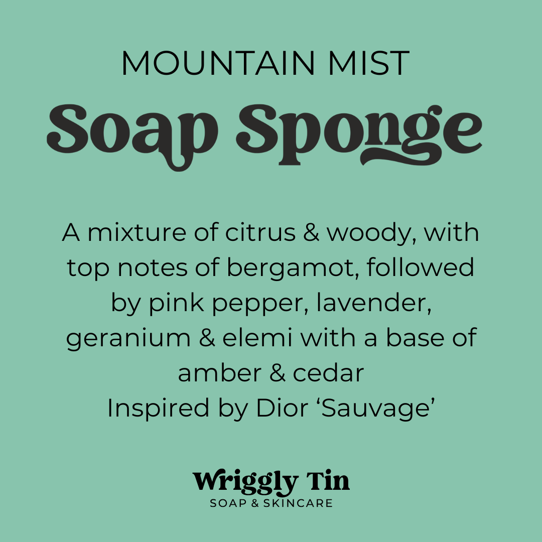 EXFOLIATING SOAP SPONGES (vegan)