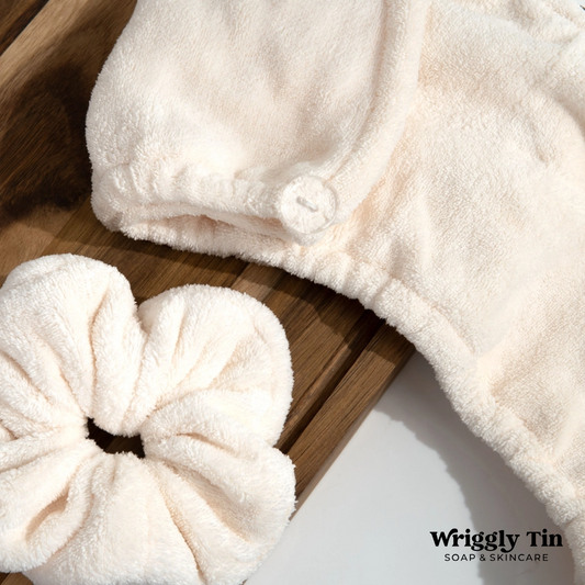 SO ECO Hair Towel & Scrunchie Set