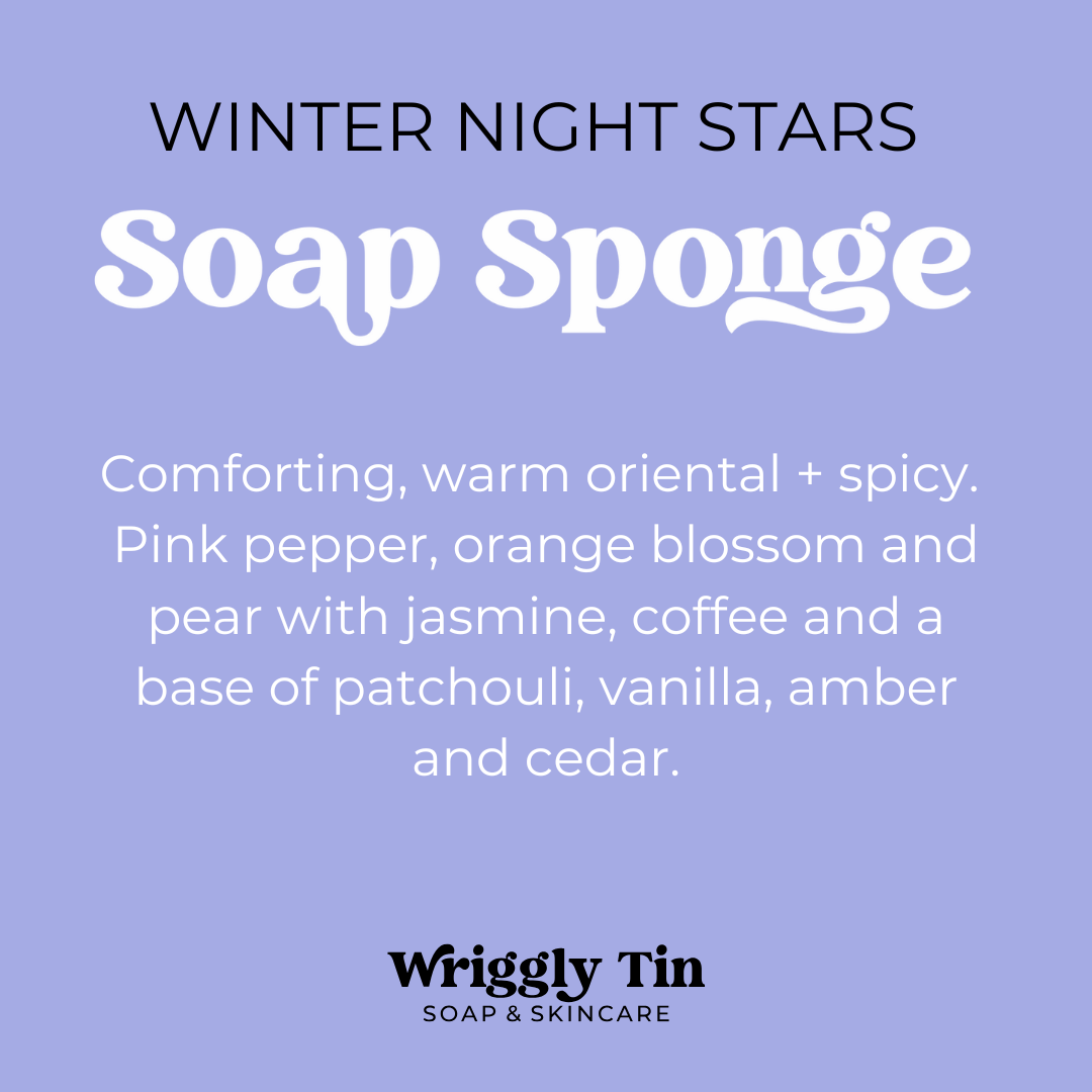 EXFOLIATING SOAP SPONGES (vegan)