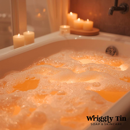 BUBBLE BATH SCOOPS - Gingerbread (set of 4 in a tin)