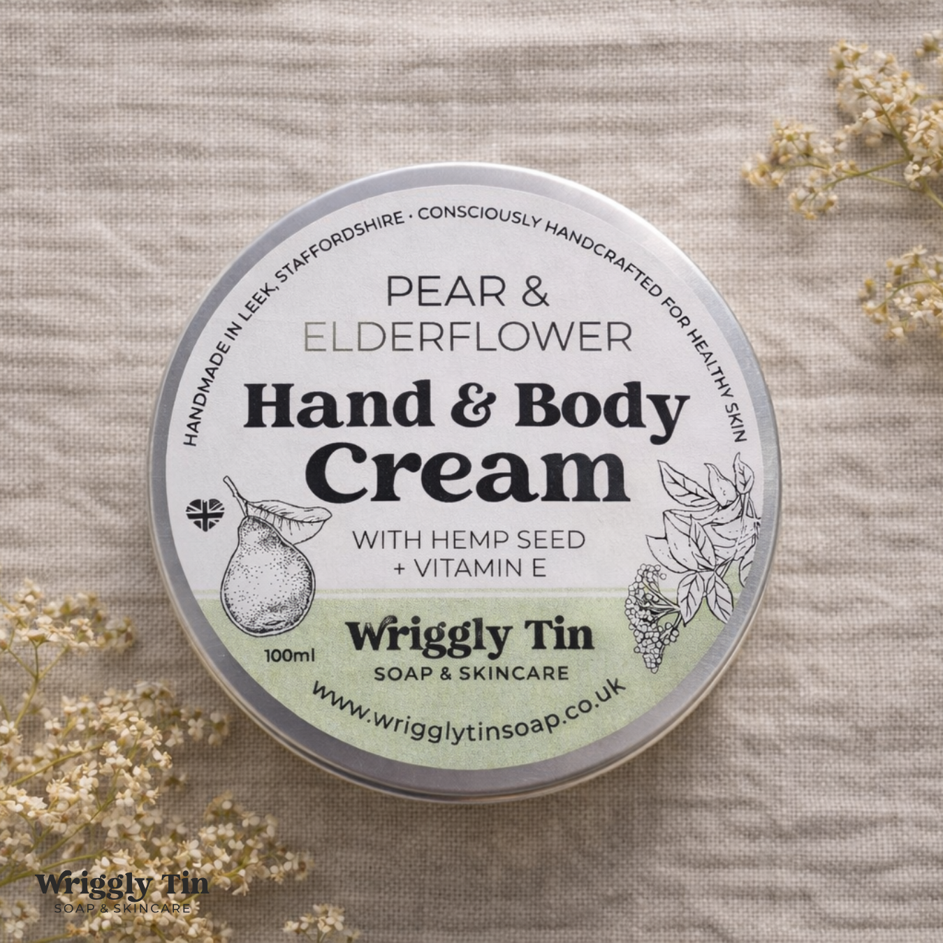 HAND & BODY CREAMS - with Vitamin E & Hemp Seed Oil (100ml)
