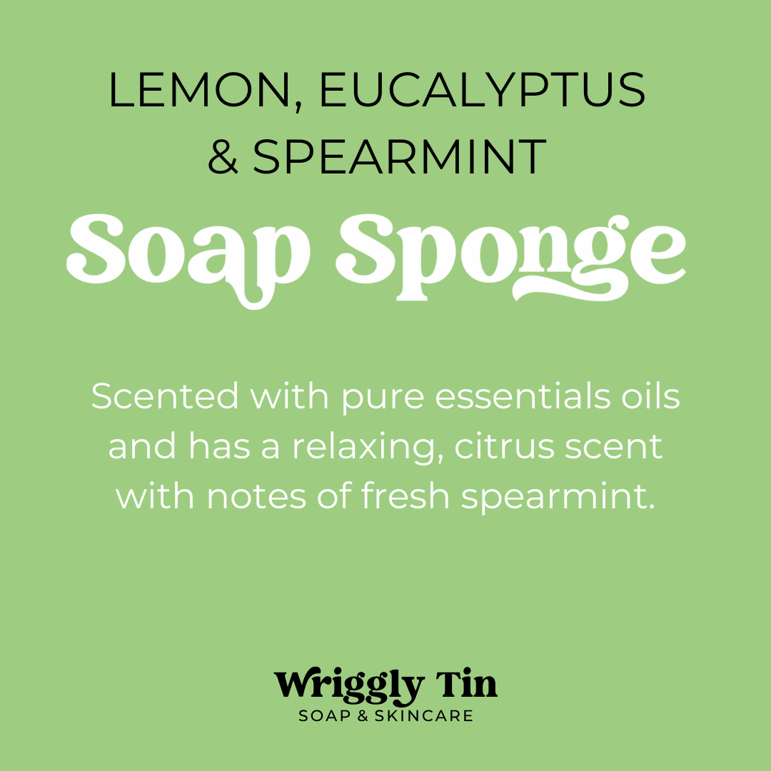 EXFOLIATING SOAP SPONGES (vegan)