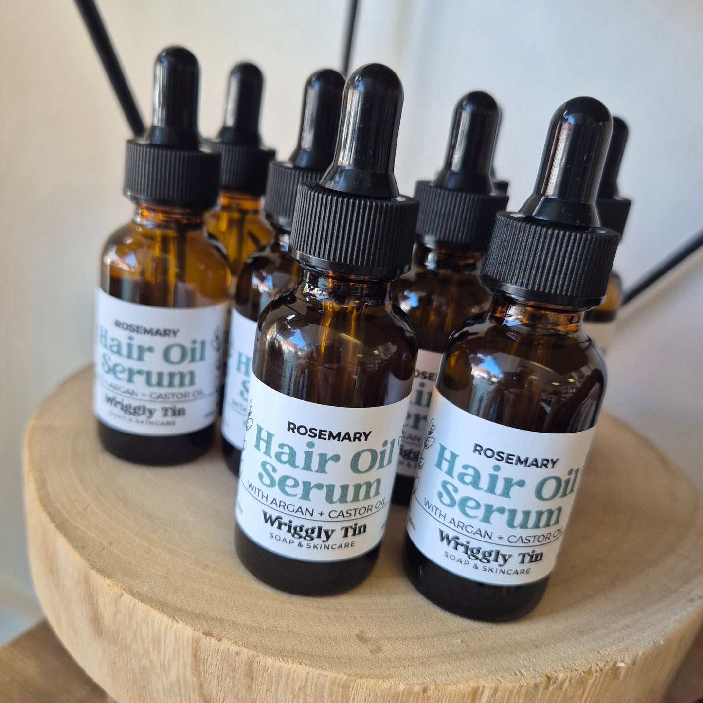 ROSEMARY HAIR OIL SERUM - with rosemary, argan + castor oil to support hair growth