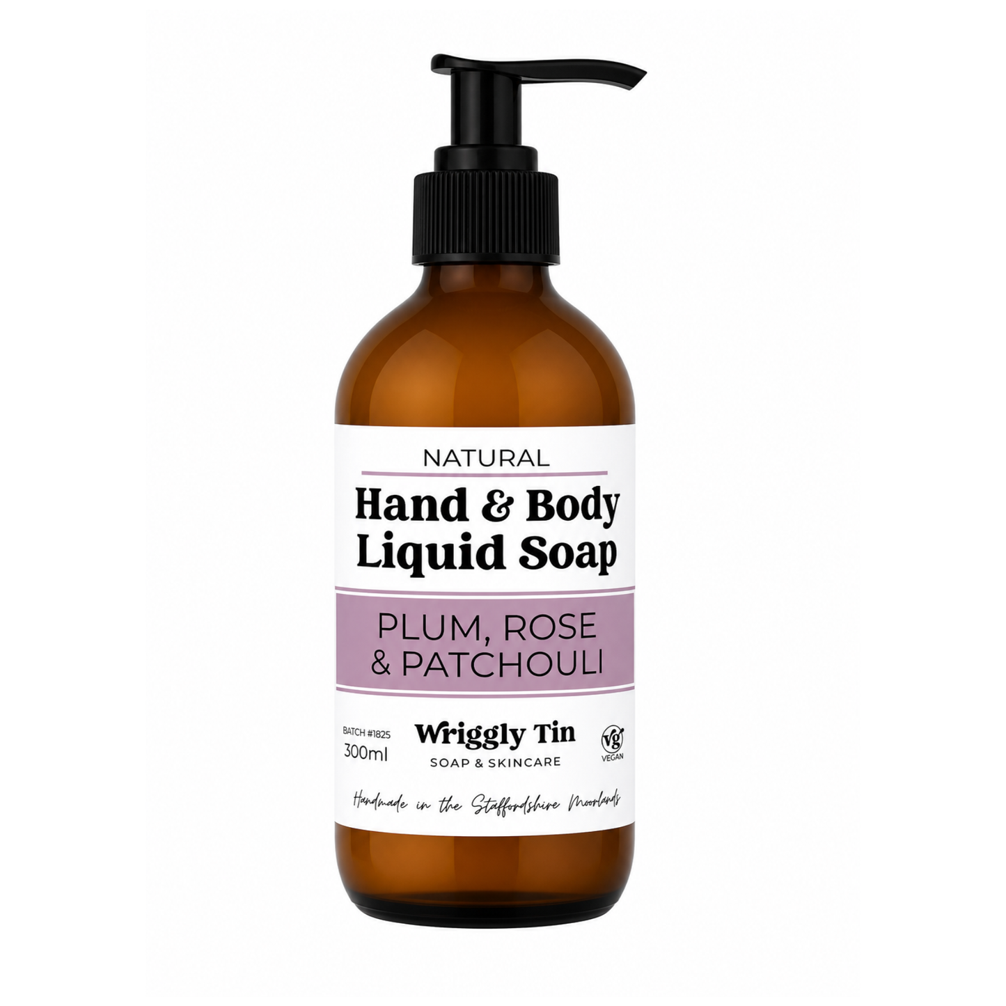 HAND & BODY LIQUID (CASTILE) SOAP - Glass Bottle