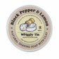 BLACK PEPPER & LEMON SHAVING SOAP - with himalayan salt & white kaolin clay (vegan)