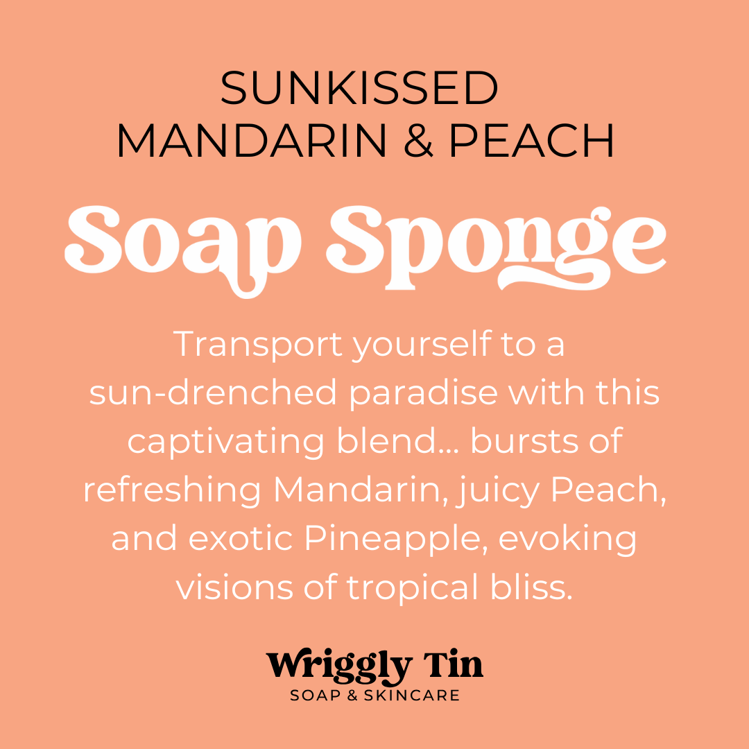 EXFOLIATING SOAP SPONGES (vegan)
