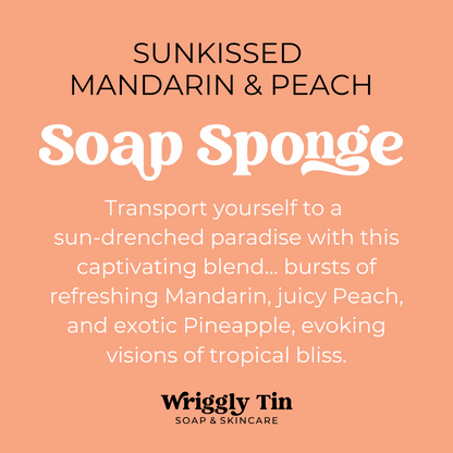 EXFOLIATING SOAP SPONGES (vegan)