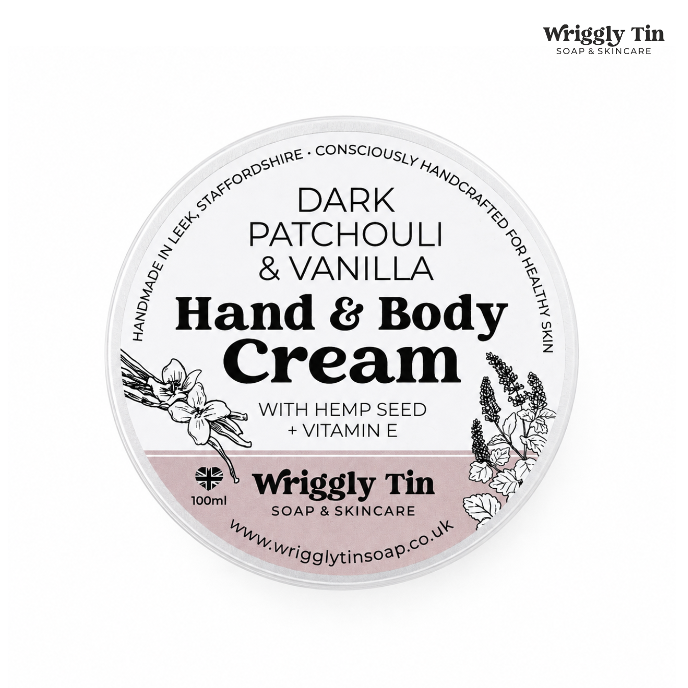 HAND & BODY CREAMS - with Vitamin E & Hemp Seed Oil (100ml)