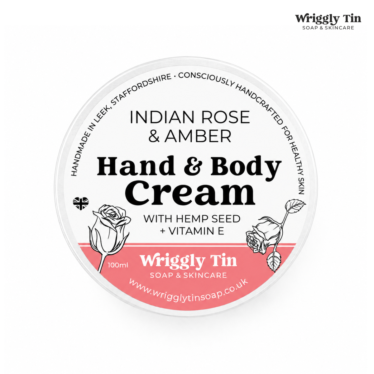 HAND & BODY CREAMS - with Vitamin E & Hemp Seed Oil (100ml)