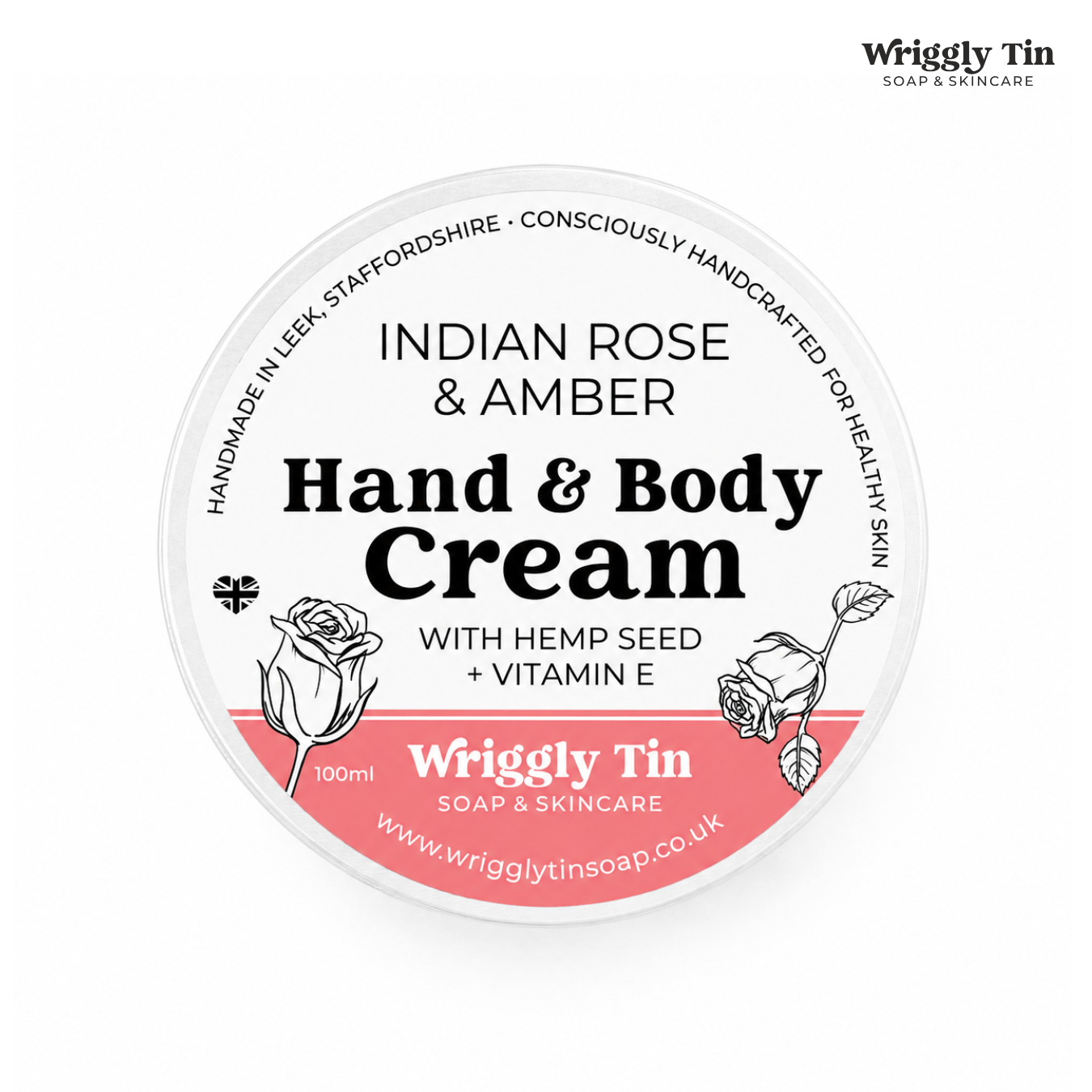 HAND & BODY CREAMS - with Vitamin E & Hemp Seed Oil (100ml)