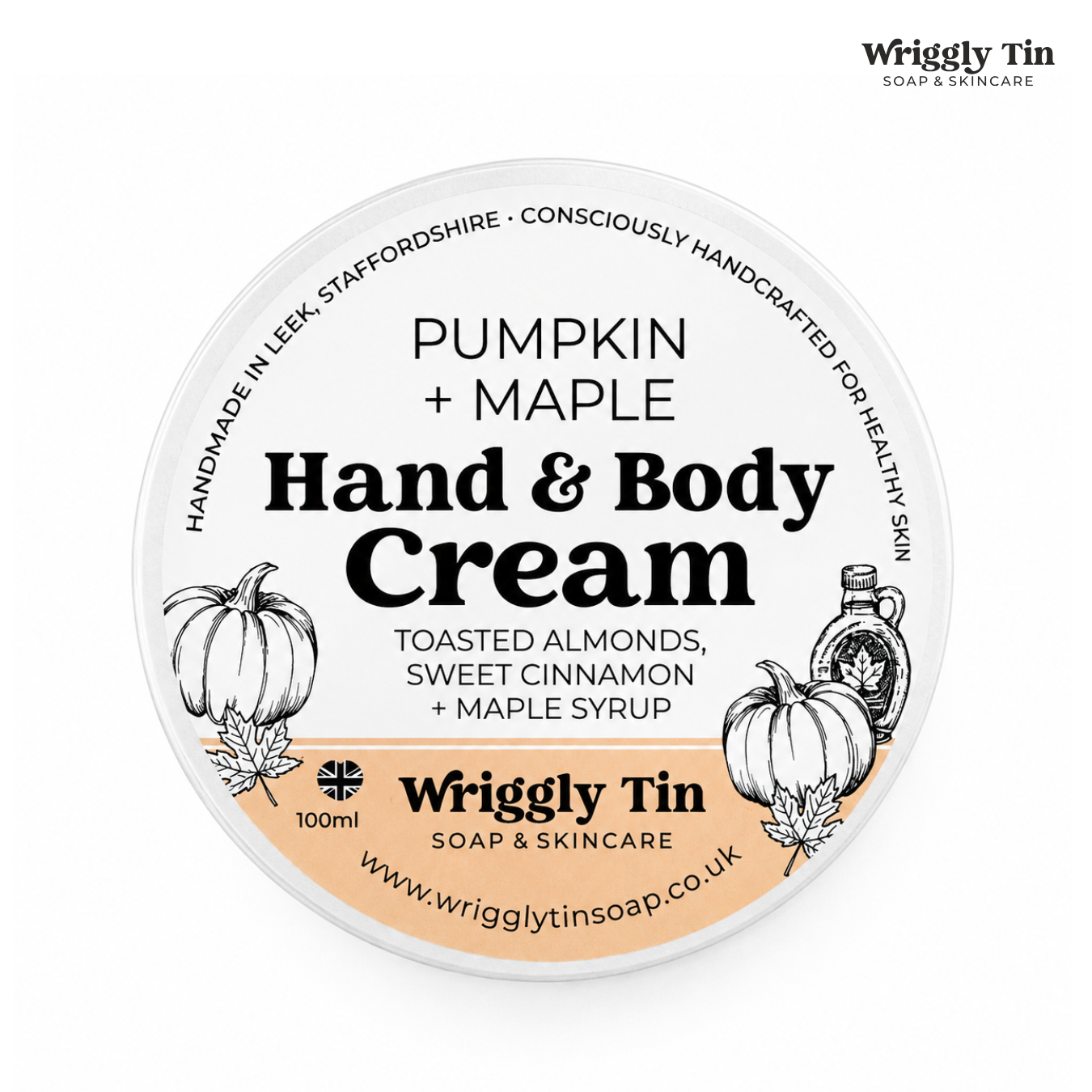 HAND & BODY CREAM - Pumpkin + Maple (Limited Edition)