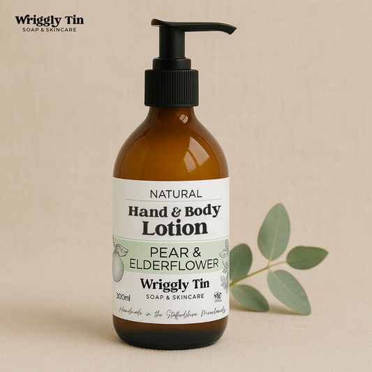 HAND & BODY LOTION - Hand Lotion, Glass Bottle