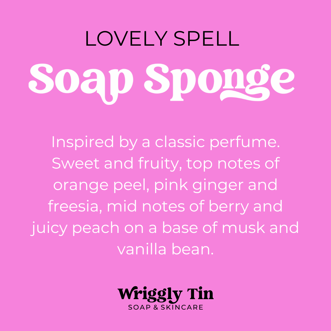 EXFOLIATING SOAP SPONGES (vegan)