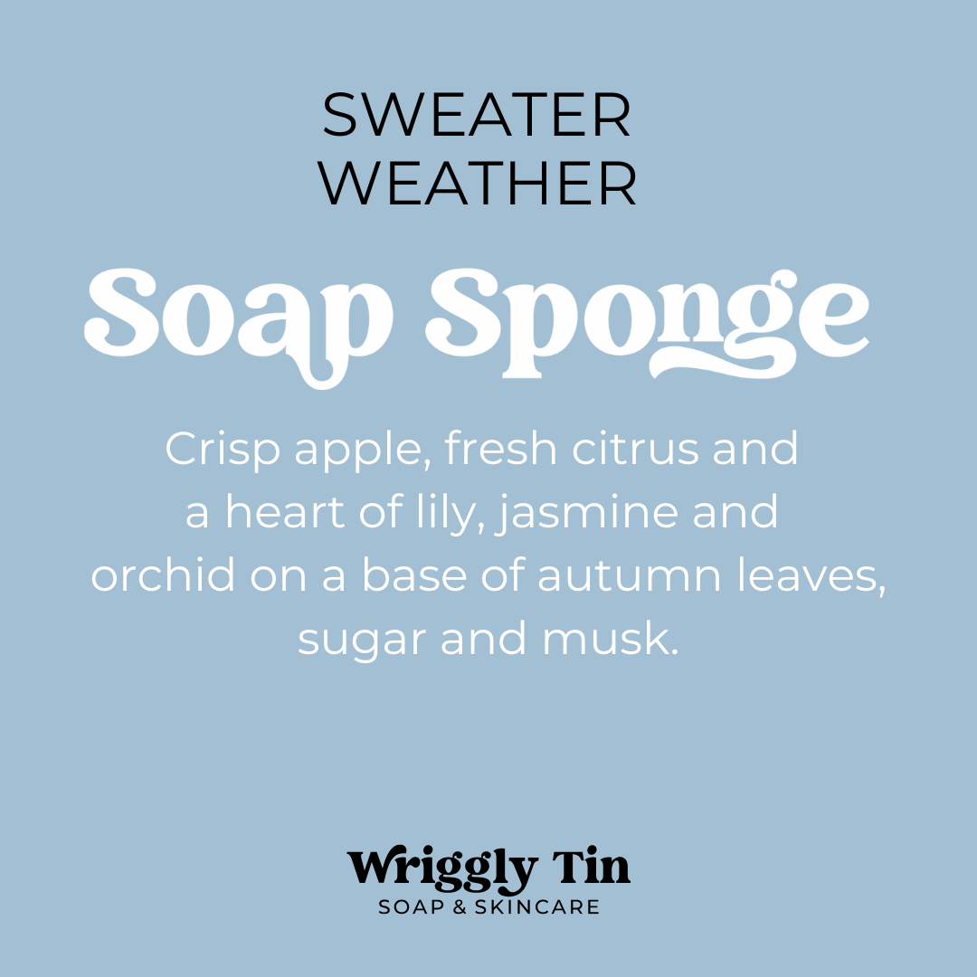 EXFOLIATING SOAP SPONGES (vegan)