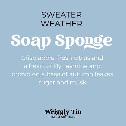 EXFOLIATING SOAP SPONGES (vegan)