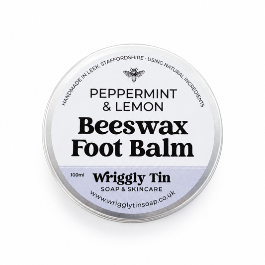 PEPPERMINT & LEMON - Nourishing Beeswax Foot Balm