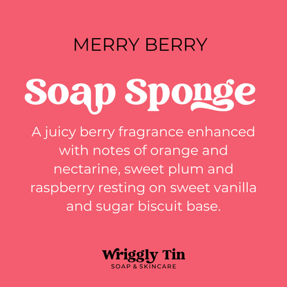 EXFOLIATING SOAP SPONGES (vegan)