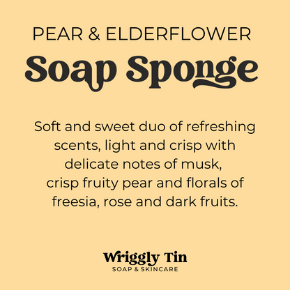 EXFOLIATING SOAP SPONGES (vegan)
