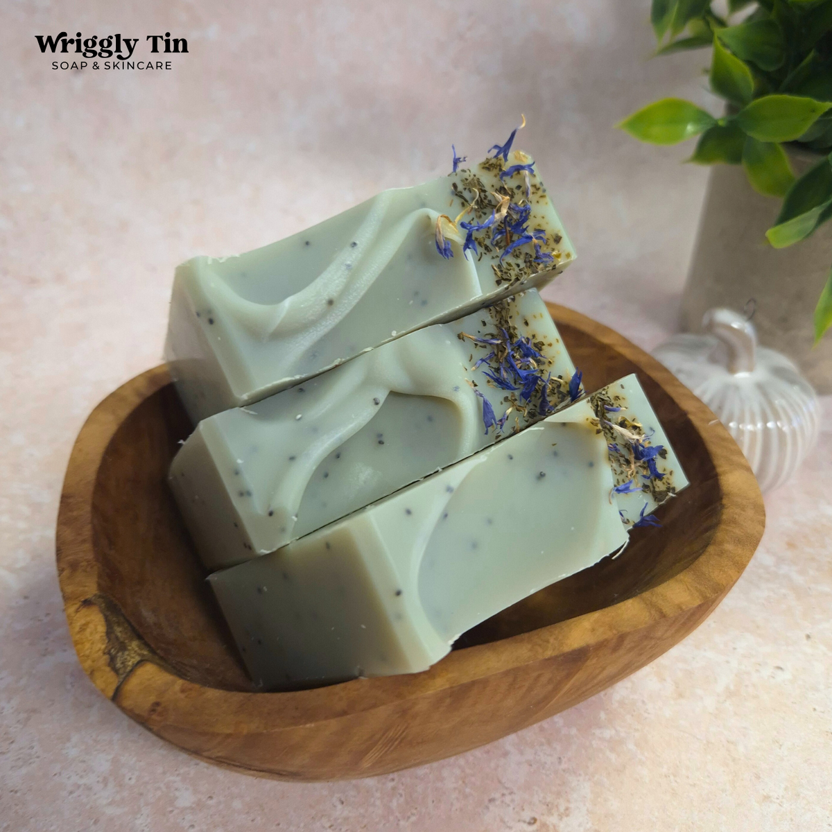 MINT & PATCHOULI - Goat Milk Soap with Hempseed