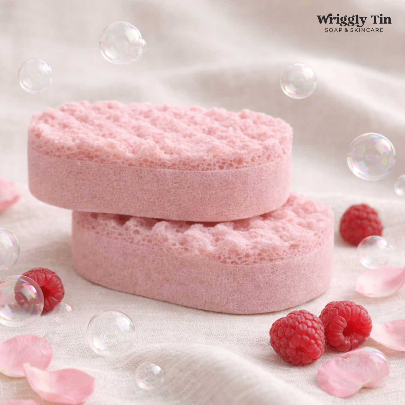 EXFOLIATING SOAP FILLED SPONGES - VARIOUS SCENTS (vegan)