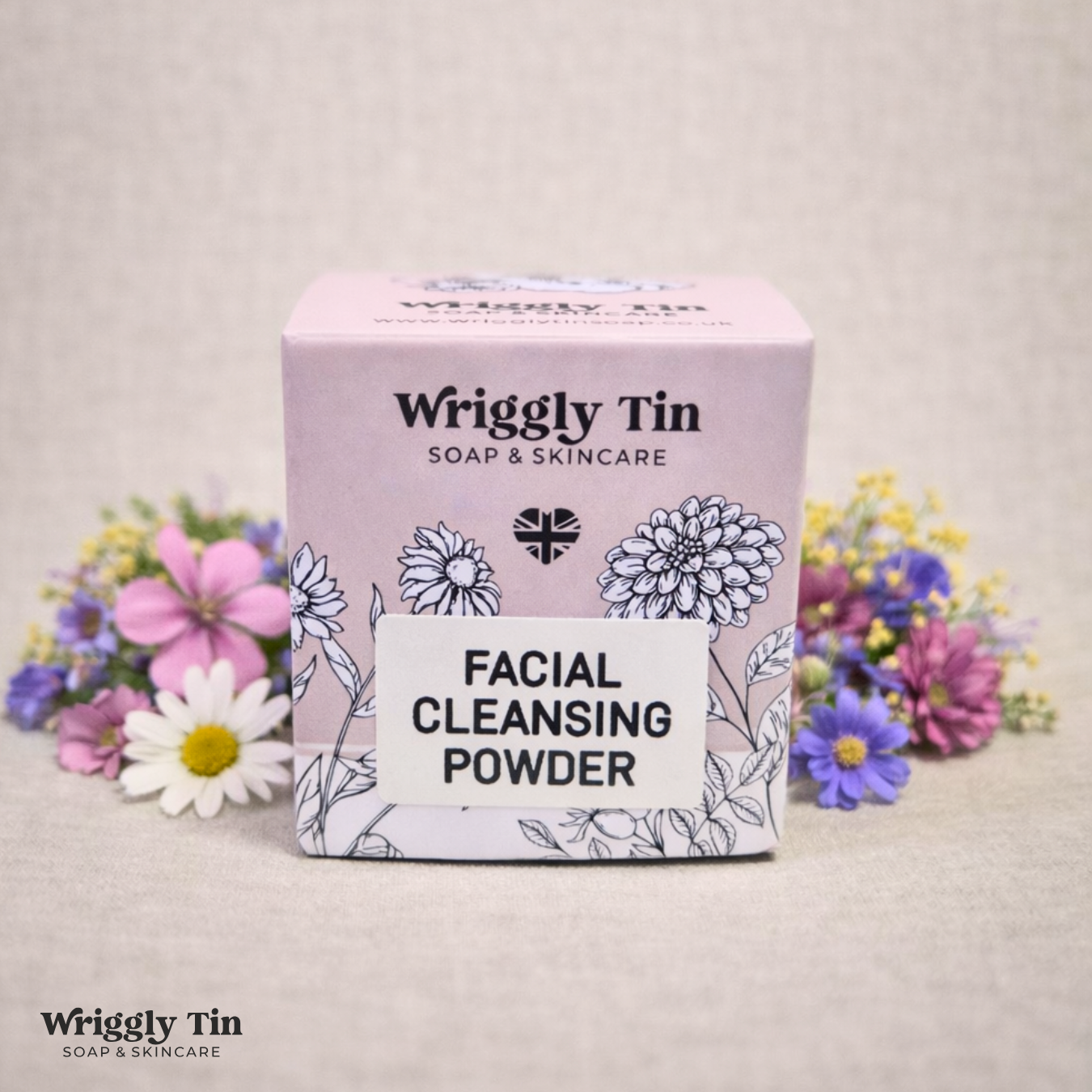 FACIAL CLEANSING POWDER - With Oatmeal, Rosehip + Apricot