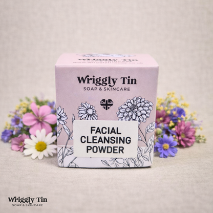 FACIAL CLEANSING POWDER - With Oatmeal, Rosehip + Apricot