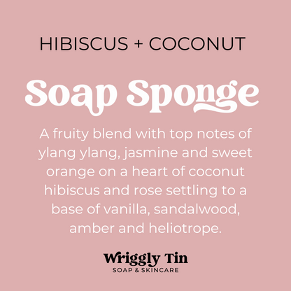 EXFOLIATING SOAP SPONGES (vegan)