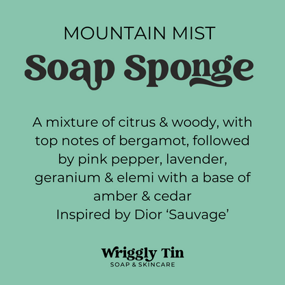 EXFOLIATING SOAP SPONGES (vegan)