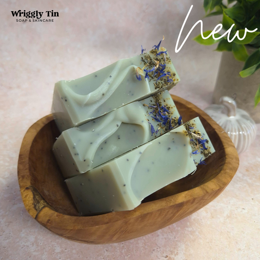 MINT & PATCHOULI - Goat Milk Soap with Hempseed