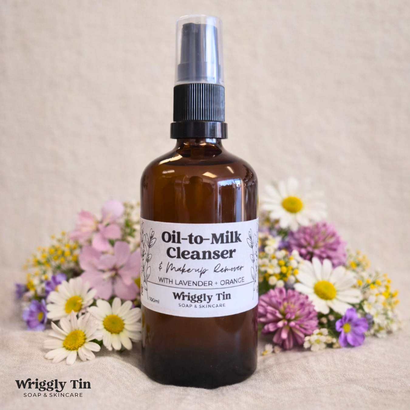 OIL-TO-MILK CLEANSER (NEW) - and make-up remover