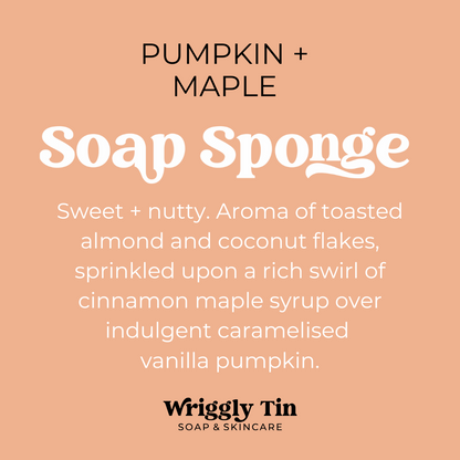 EXFOLIATING SOAP SPONGES (vegan)