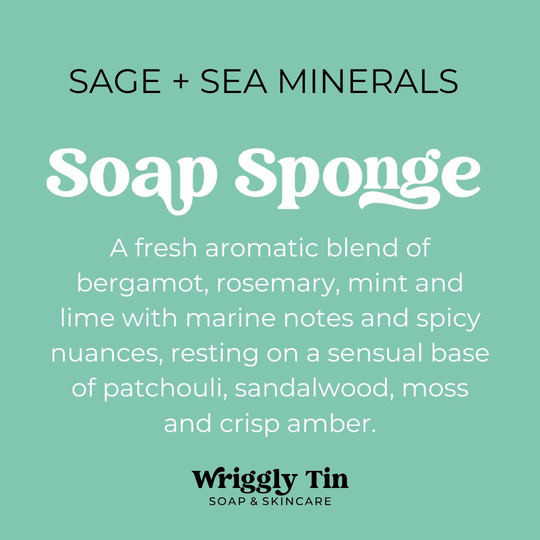 EXFOLIATING SOAP SPONGES (vegan)