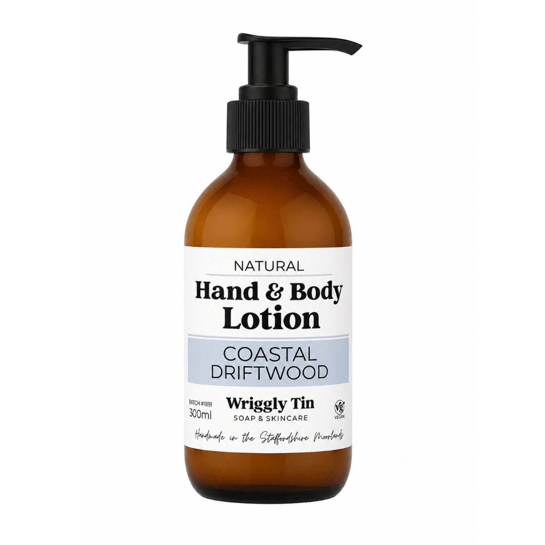 HAND & BODY LOTION - Amber Bottle