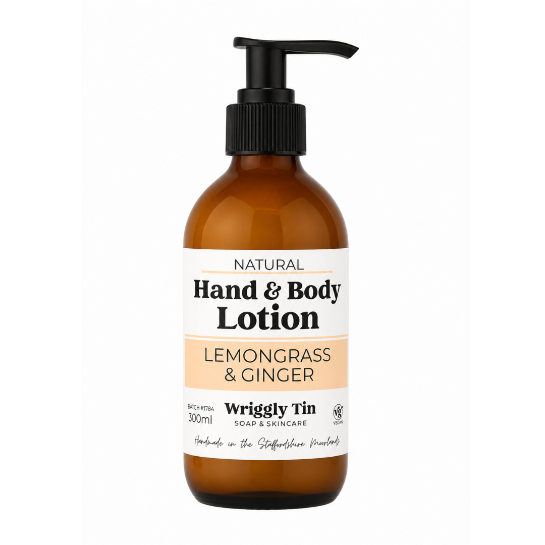 HAND & BODY LOTION - Amber Bottle