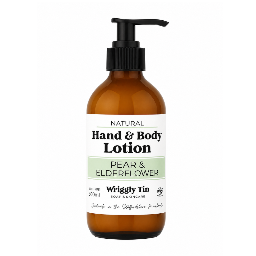 HAND & BODY LOTION - Amber Bottle
