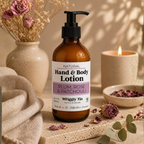 HAND & BODY LOTION - Amber Bottle