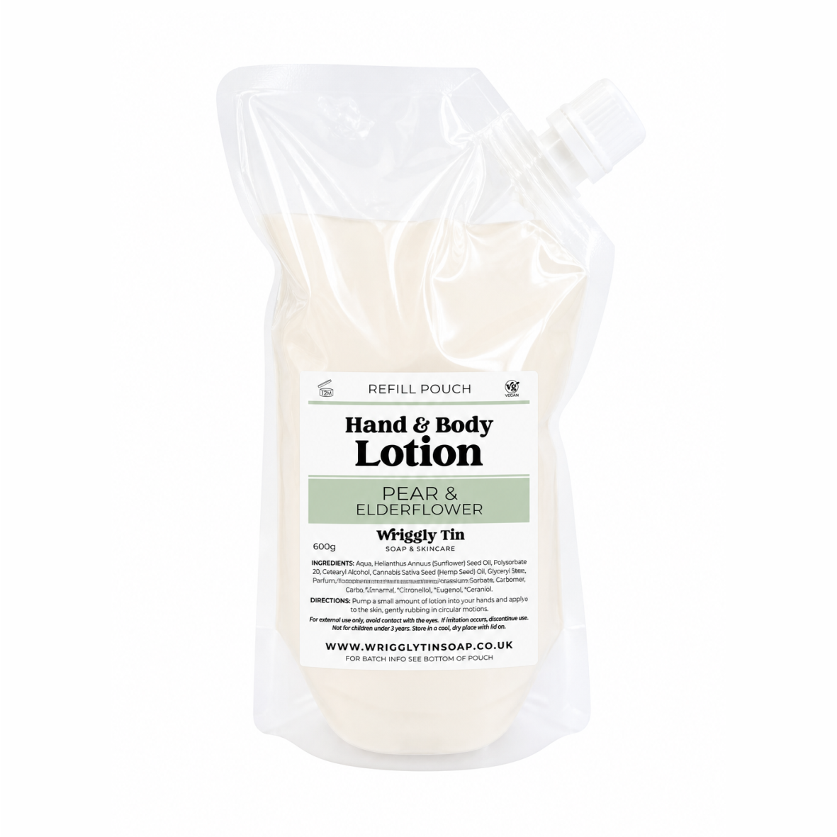 HAND & BODY LOTION - Refill Pouch (600g)