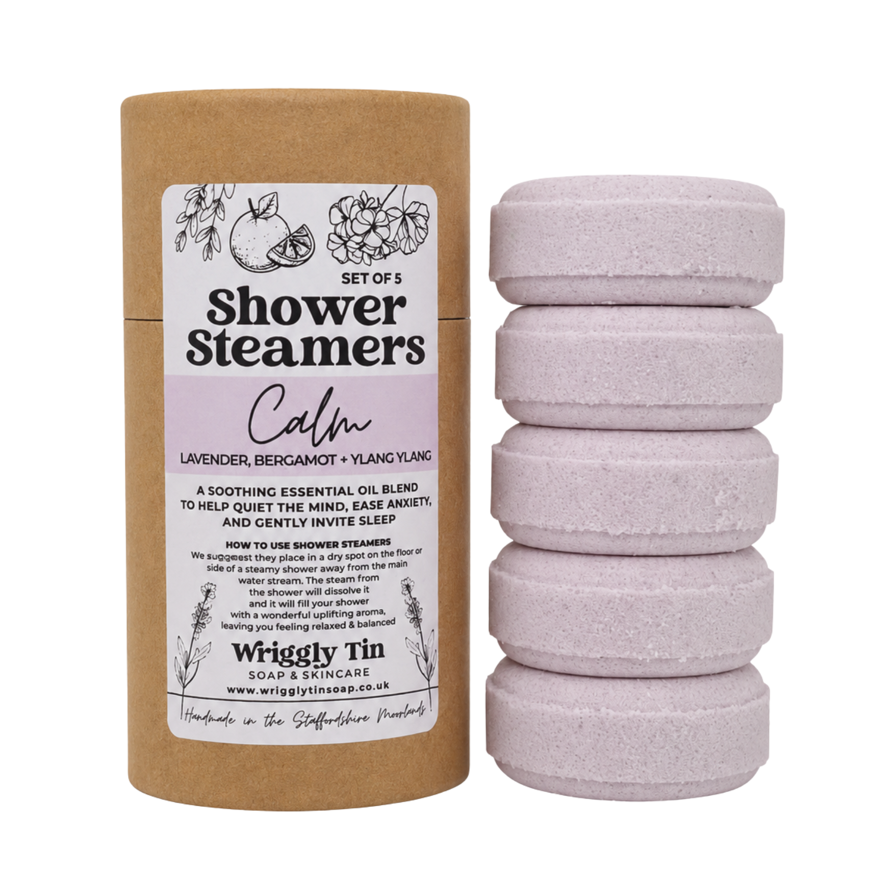 Shower Steamers I Essential Oil Shower Steamers – Wriggly Tin Soap ...