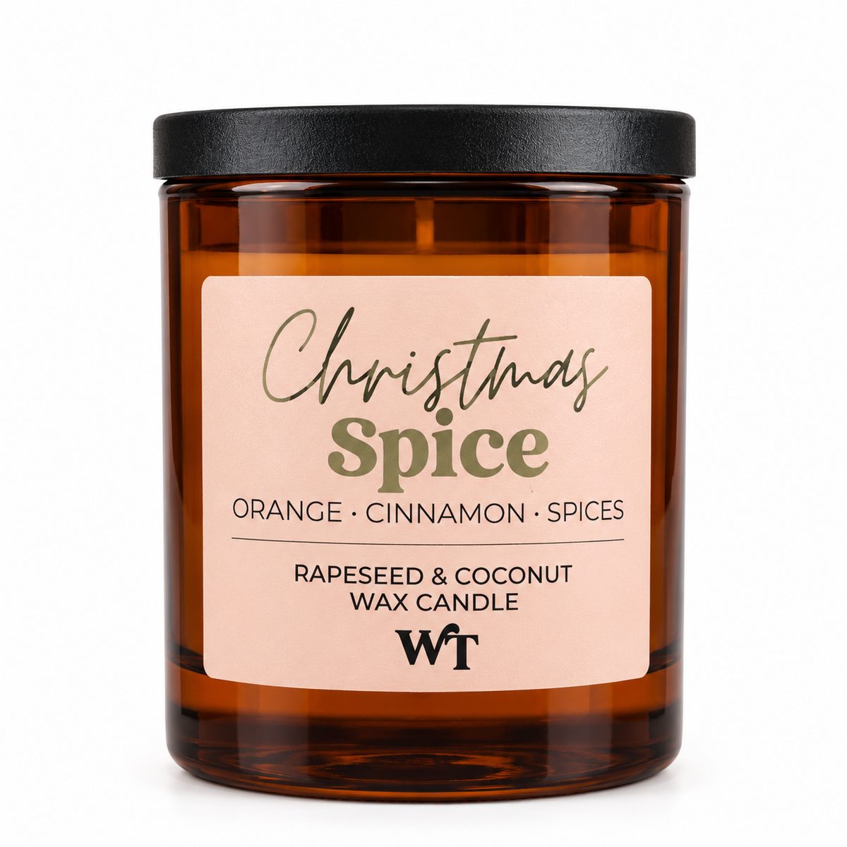 CHRISTMAS CANDLES - Rapeseed + Coconut wax (vegan) approx 30hr burn