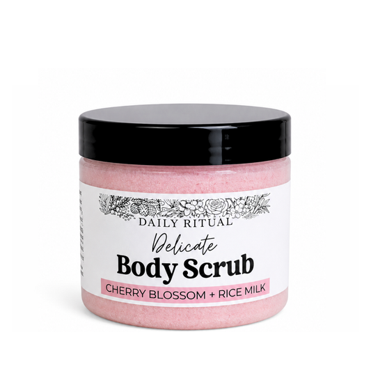 BODY SCRUB - Delicate Cherry Blossom + Rice Milk